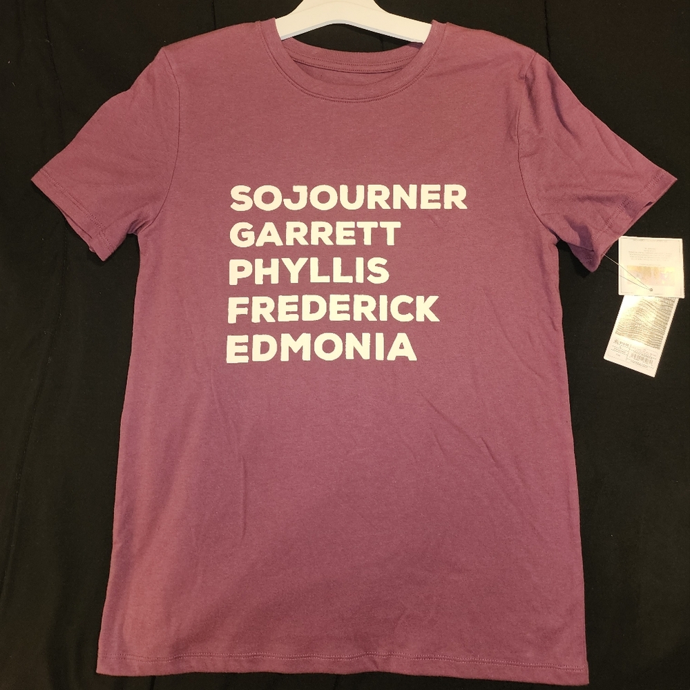 Nwt Kids Black History Graphic Tee In Dark Plum